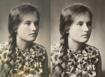 Restoration of old photographs - 1 image.